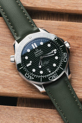 Artem Loop-Less Khaki Green Sailcloth