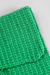 Crocheted Watch Roll Green