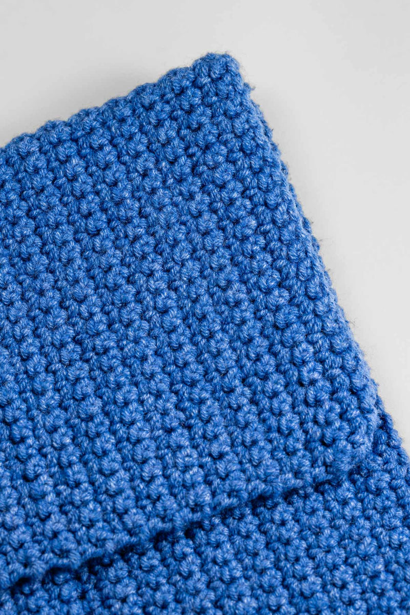 Crocheted Watch Roll Light Blue
