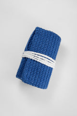 Crocheted Watch Roll Light Blue