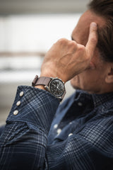 Leather NATO Strap Lavender