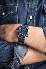 Artem Nylon Strap Navy Blue