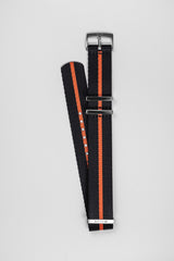 Artem Nylon Strap Black/Orange