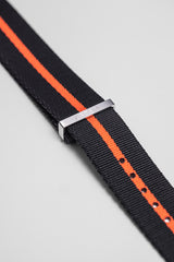 Artem Nylon Strap Black/Orange