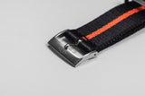 Artem Nylon Strap Black/Orange