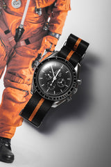 Artem Nylon Strap Black/Orange