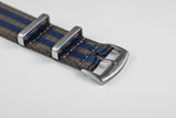 Seatbelt NATO Grey/Blue