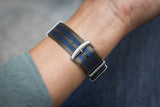 Seatbelt NATO Grey/Blue