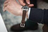Fratello Signature Strap Nubuck Dark Brown