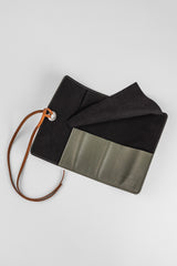 Atelier Romane × Fratello Dual watch roll Green