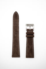 Fratello Essential Strap Suede Dark Brown