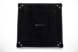 Fratello Valet Tray Black Leather