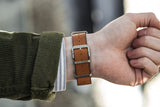 Leather NATO Strap Cognac