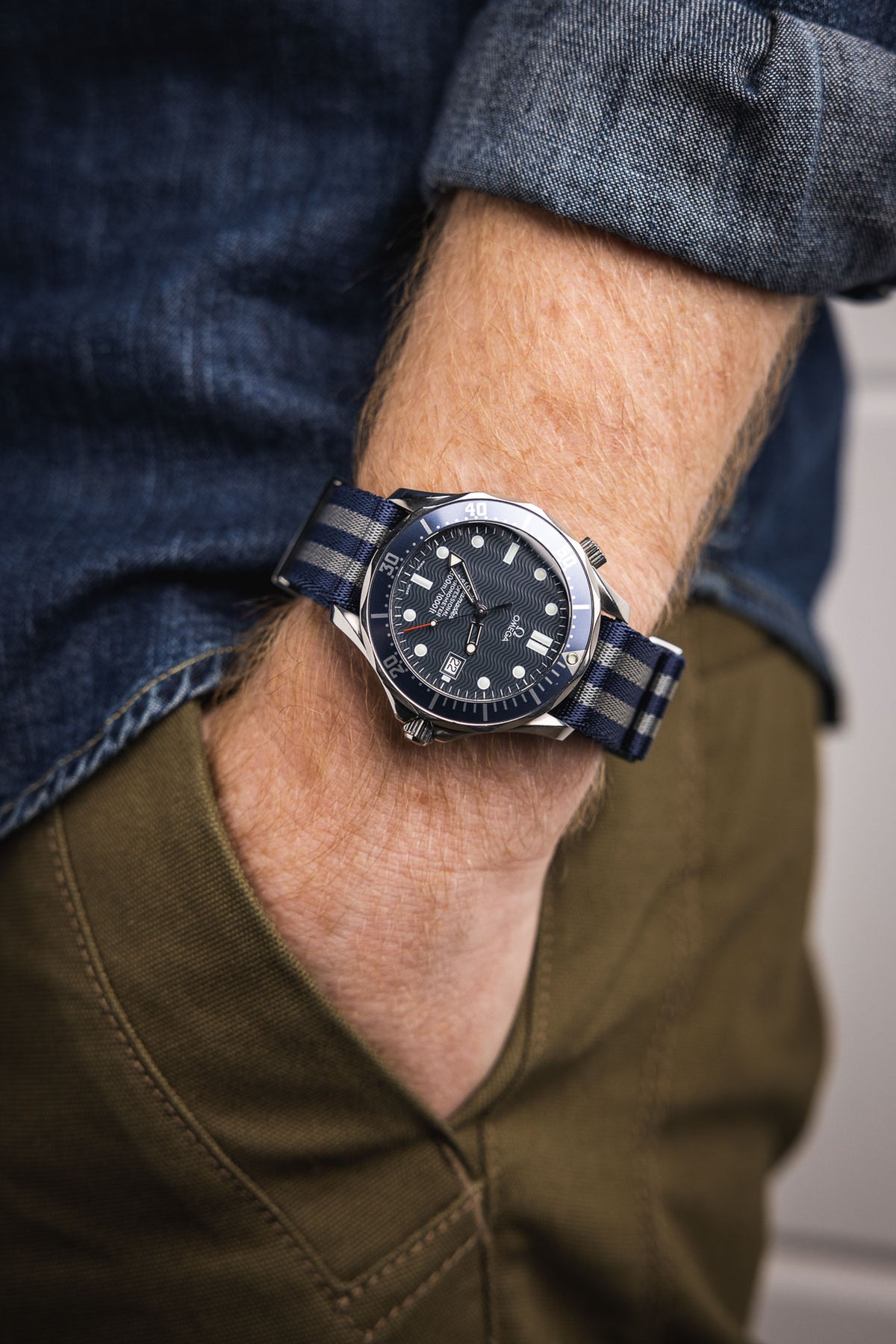 Artem Nylon Strap Blue Bond – Fratello Shop