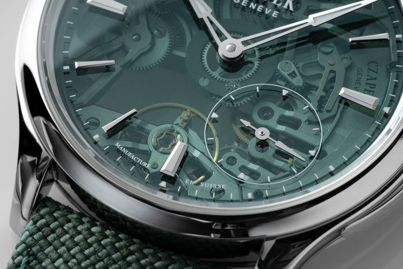 Czapek × Fratello Promenade Transparencies “Viridian Green”