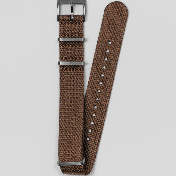 Buy Hemp Cotton Blend Beige One Piece Watch Strap - The Sydney Strap Co