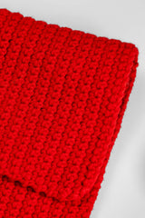 Crocheted Watch Roll Red