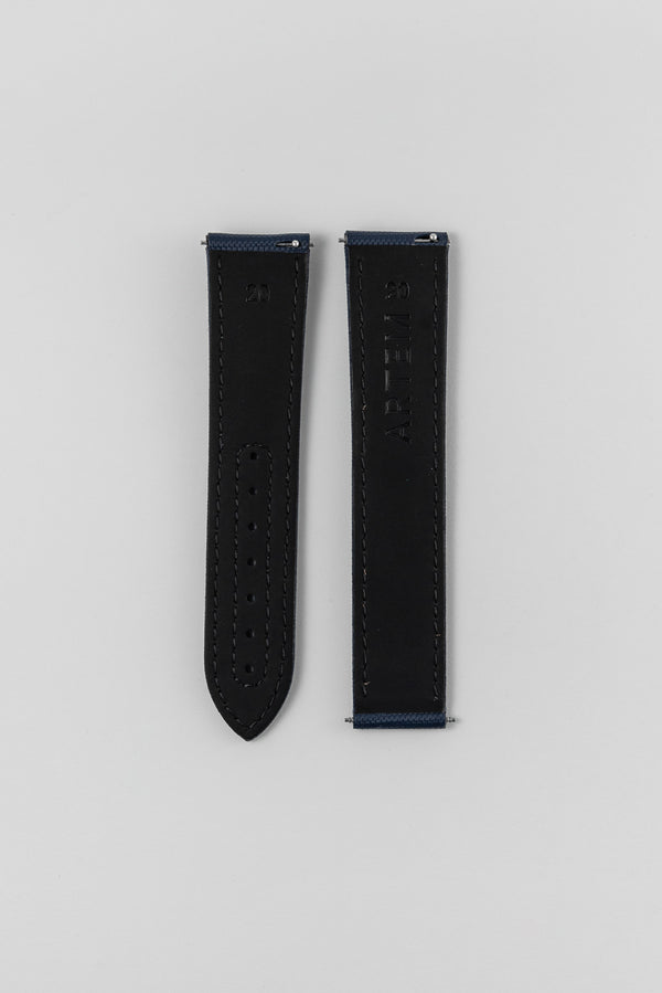 Artem Loop-Less Navy Blue White Stitching Sailcloth