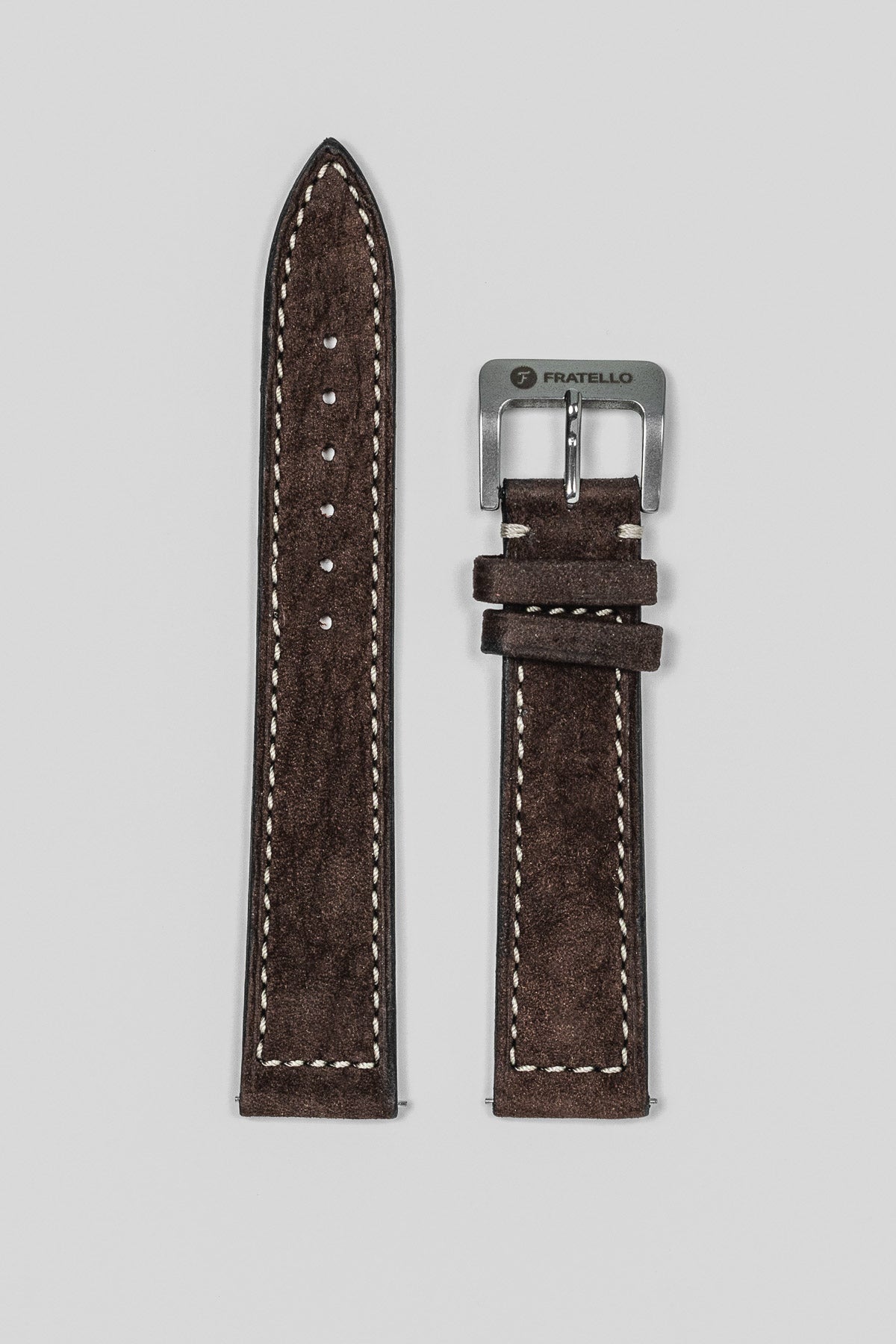 Fratello Signature Strap Nubuck Dark Brown – Fratello Shop