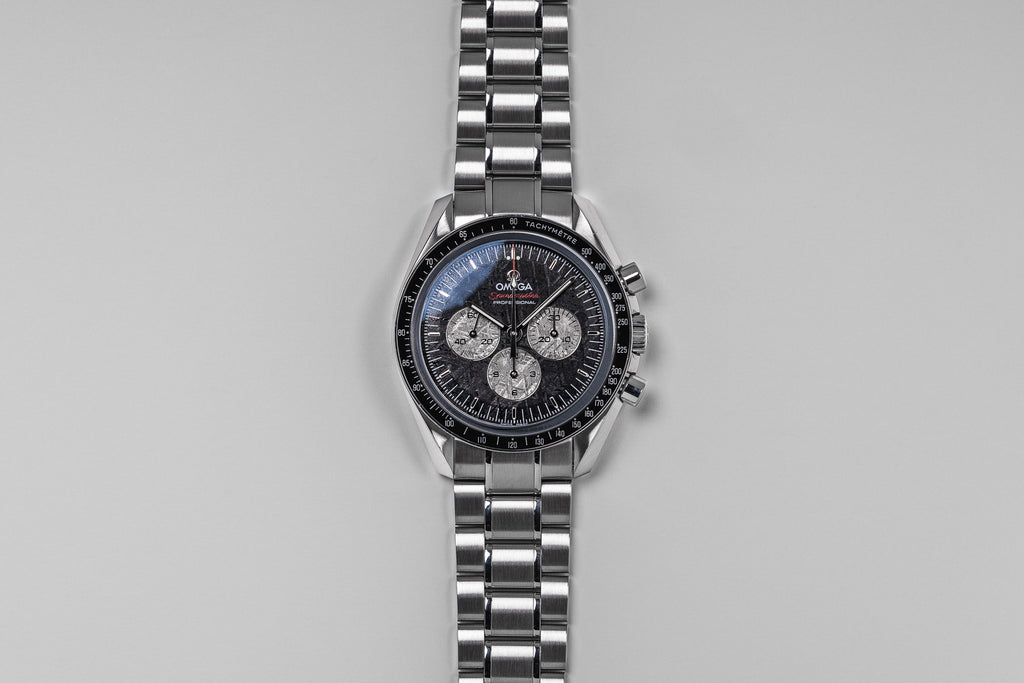 Omega speedmaster apollo soyuz meteorite hot sale