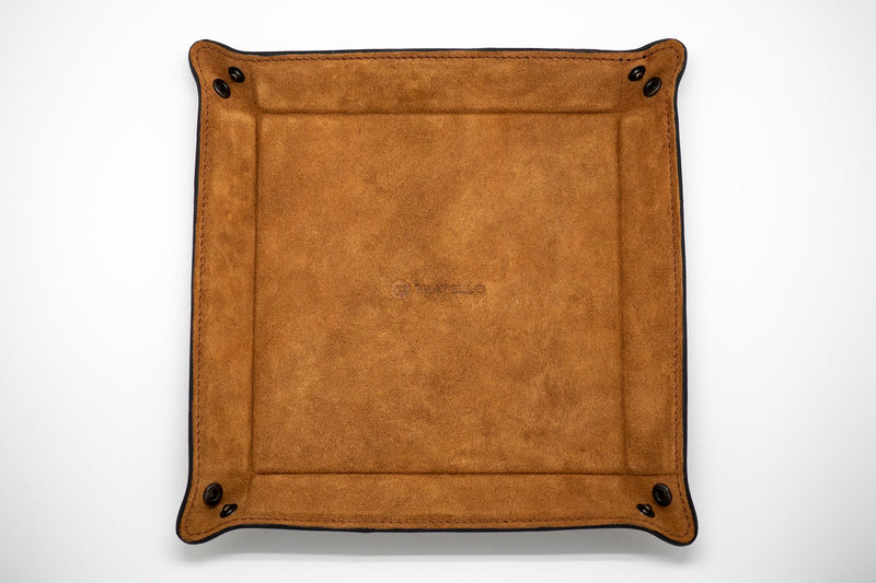 Fratello Valet Tray Brown Leather