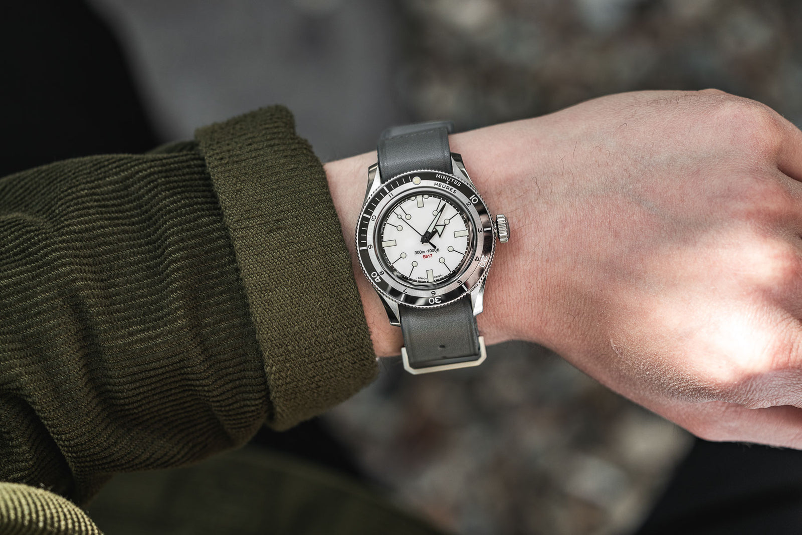 Leather NATO Strap Grey – Fratello Shop - Main Image