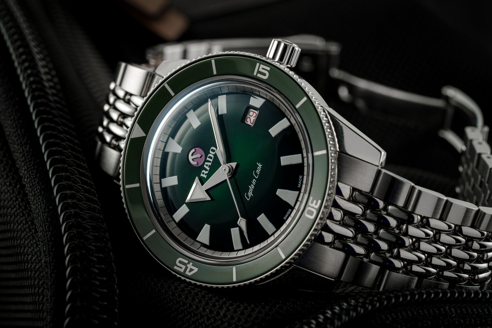Rado Captain Cook Automatic Green – Fratello Shop